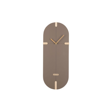 Nástenné hodiny Oxford Oval Karlsson KA6151BR, 20cm